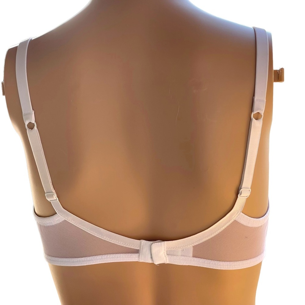 Vintage Ravage white & sheer detailed full coverage bra - Picture 5 of 7